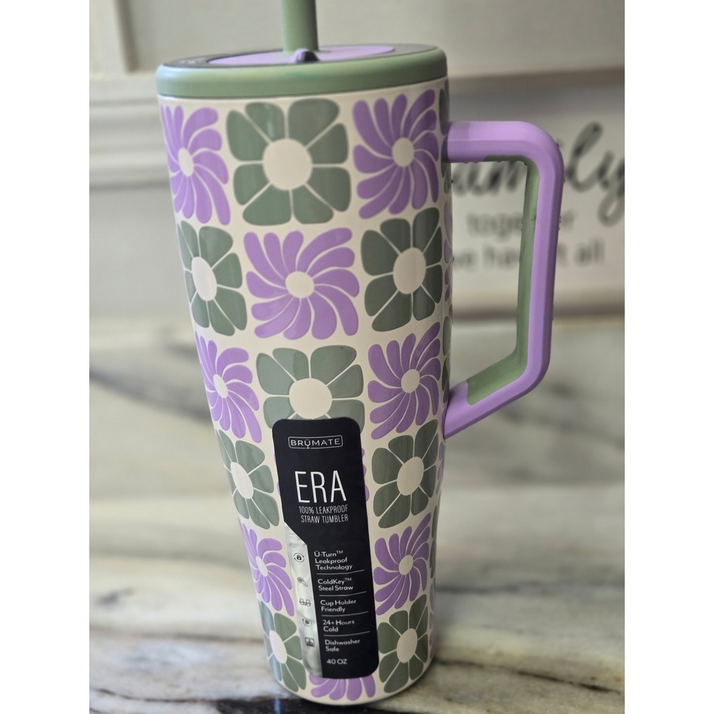 Brumate Era 40oz Tumbler Ptal Parade Wholefood Exclusive Leakproof Straw Cup NIB